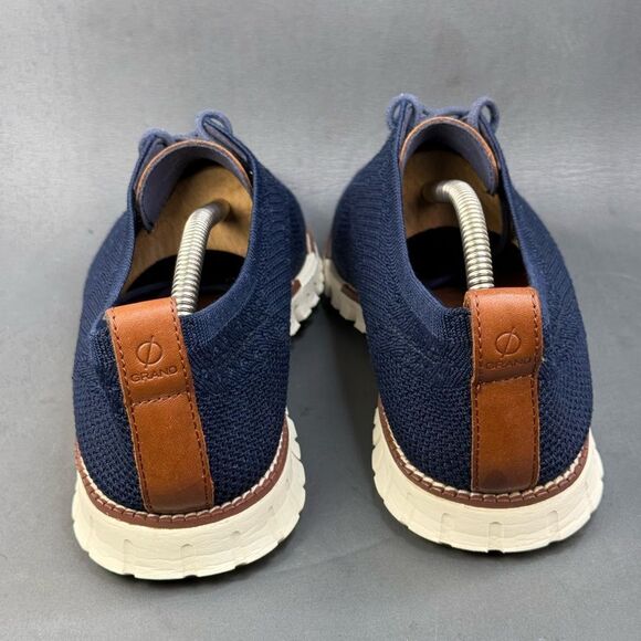 Cole Haan Men Zerogrand Stitchlite Oxford Navy Knit Shoe size 11 - Picture 4 of 8